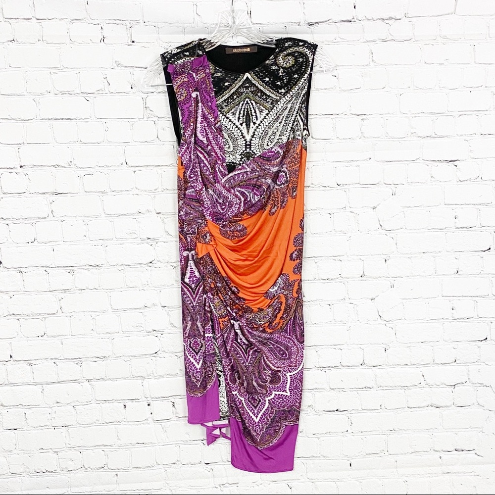 100% Authentic Roberto Cavalli Fitted Dress, SZ 40 - Picture 2 of 8